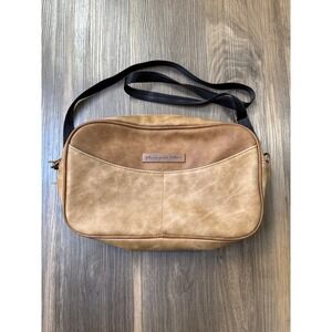 Petunia Pickle Bottom Companion Diaper Crossbody Bag Vegan Leather Brioche